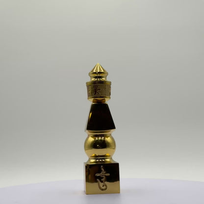 Brass 5 Element Pagoda Flying Star Cure 15cm