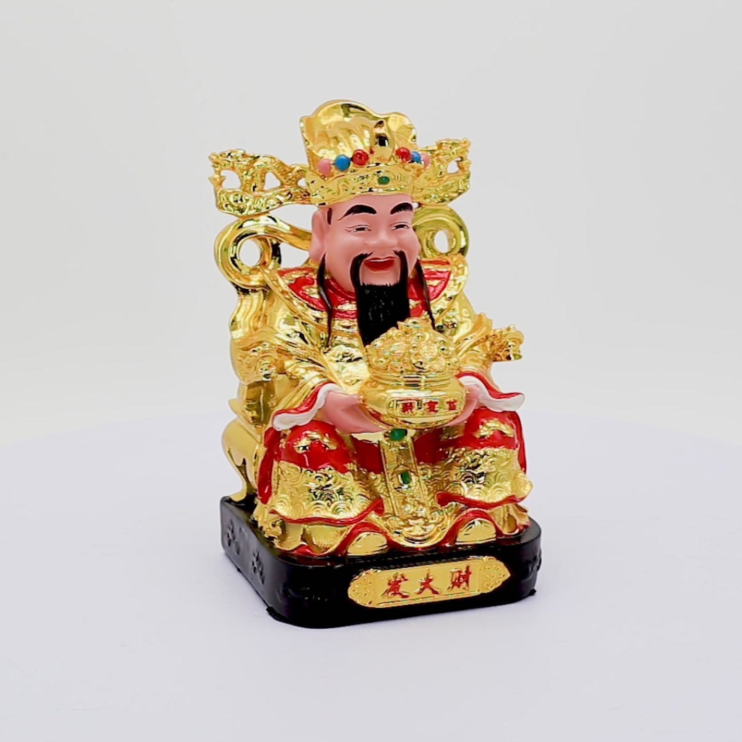 God of Golden Fortune Cai Shen 15cm