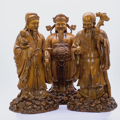 Ancient Fuk Luk Sau Set for Life Success 40cm