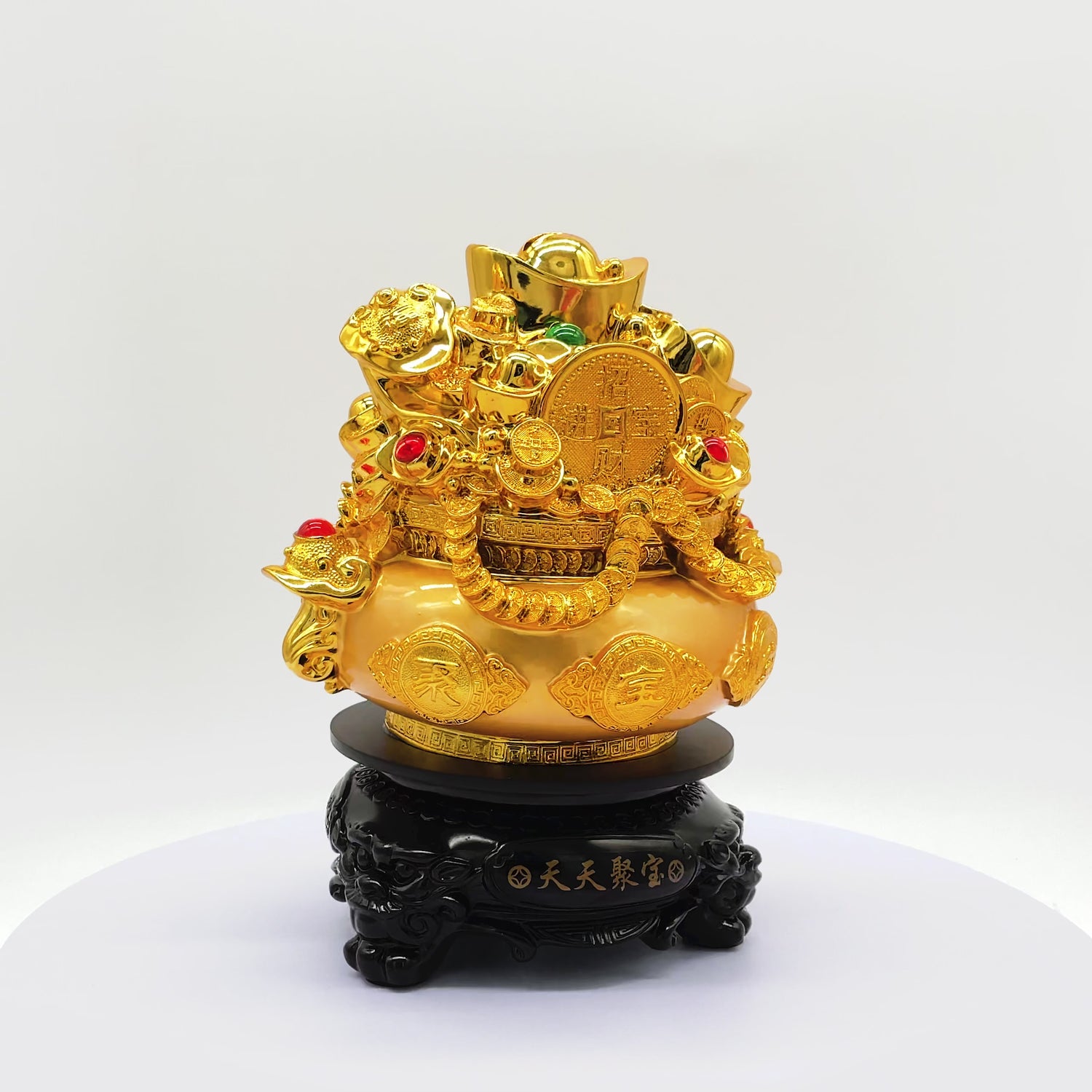 Pot of Gold Jewels and Treasures 28cm