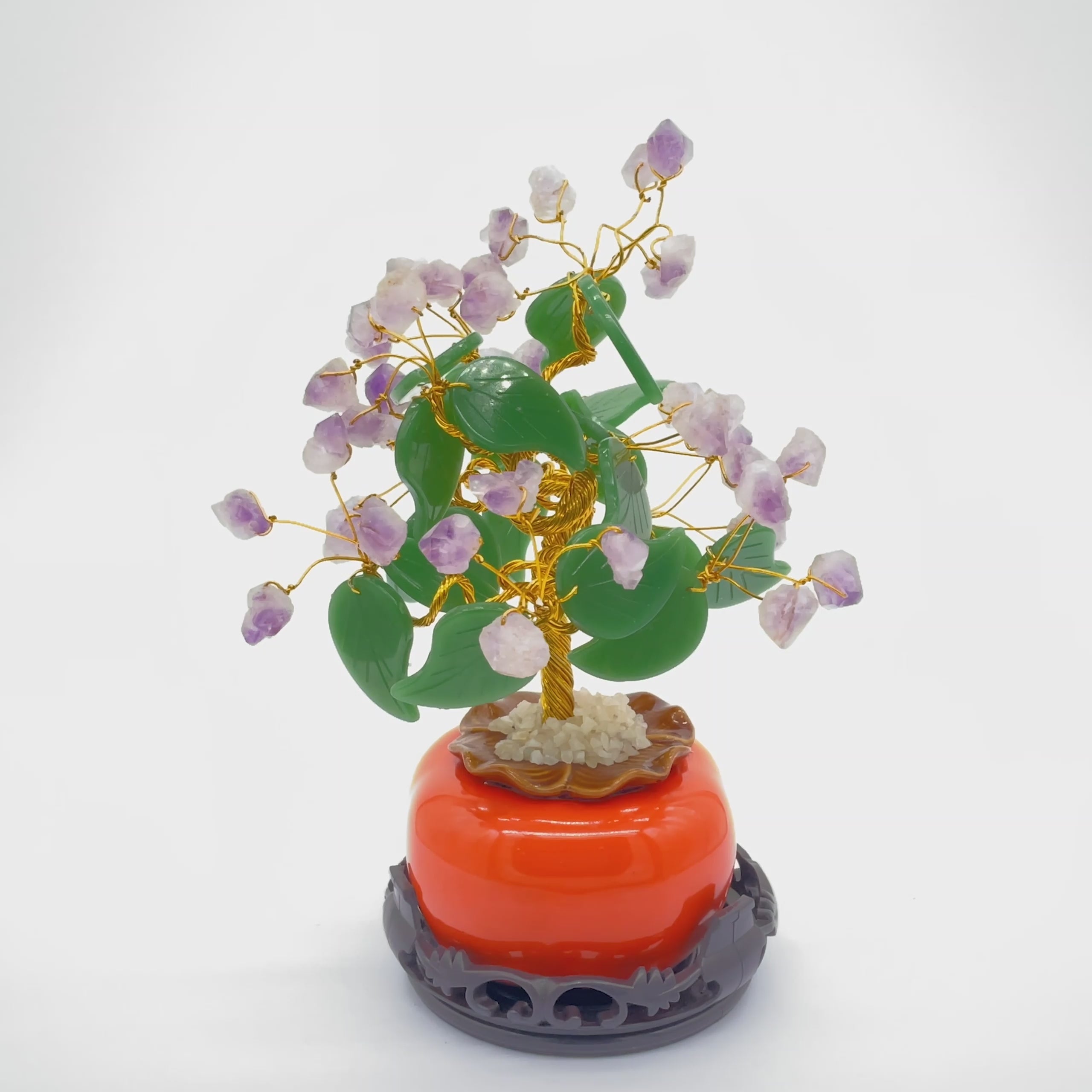 Amethyst Chunks Gem Tree in Vase 30cm
