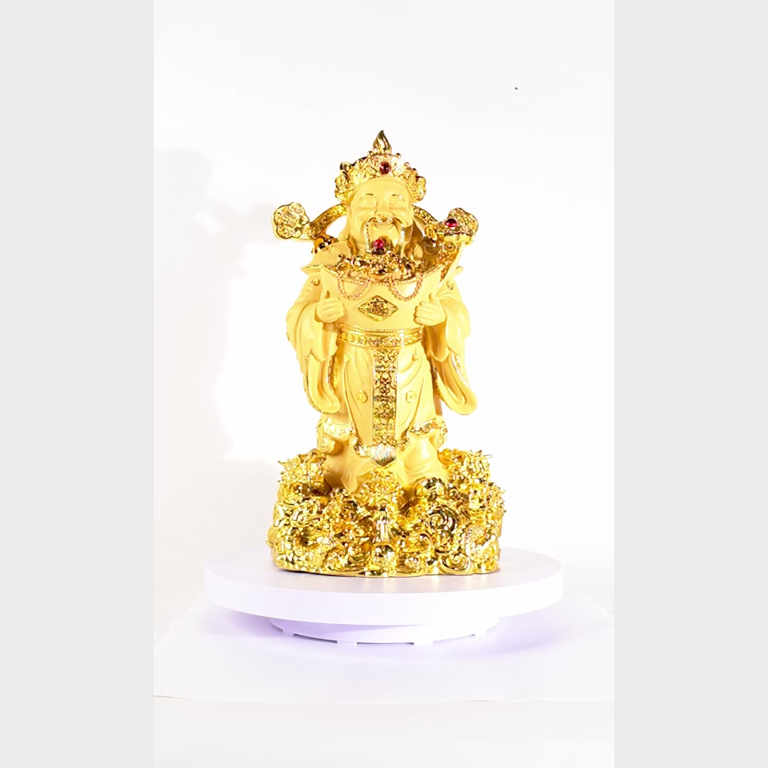 Overflow of Gold &amp; Glory God of Wealth 49cm