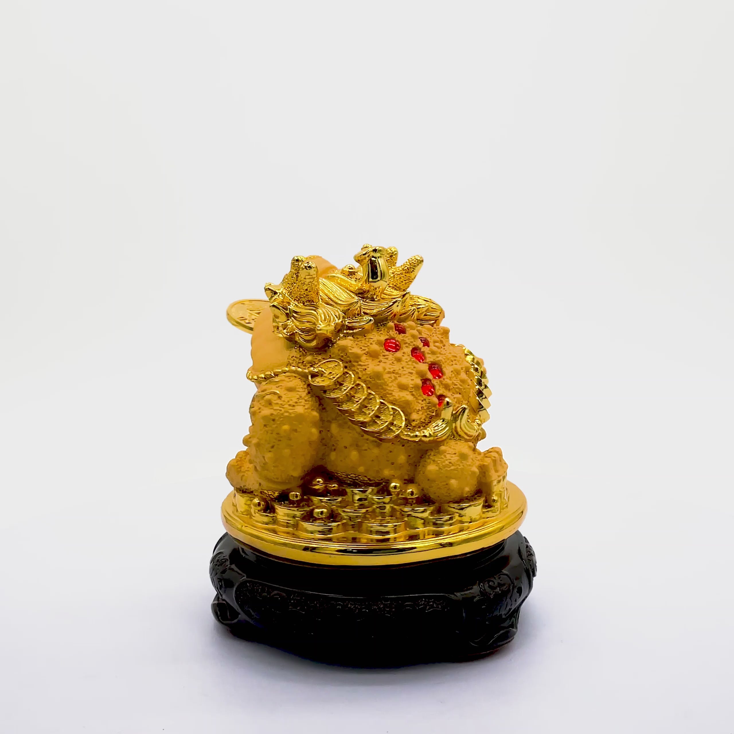 Golden Blessings Good Luck Money Frog 15cm