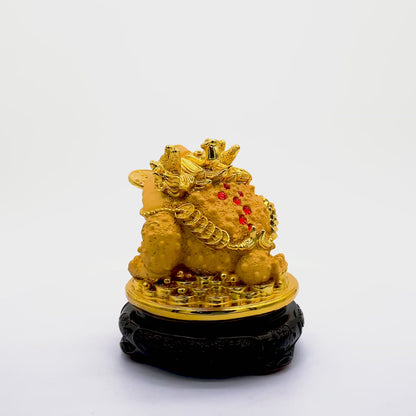 Golden Blessings Good Luck Money Frog 15cm