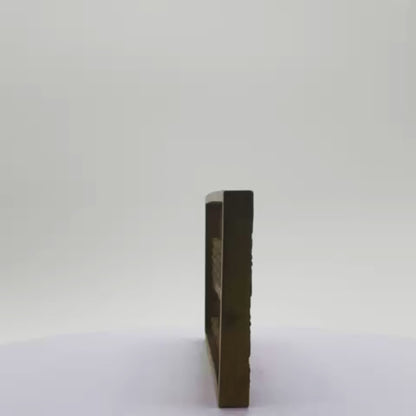 Ancient Calculator of Riches Brass Abacus 24cm