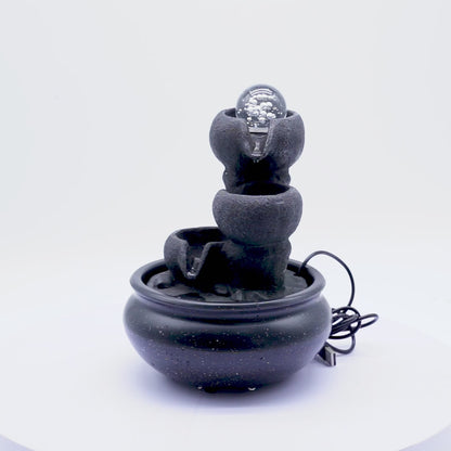 Little Pots of Fortune Fountain 23cm