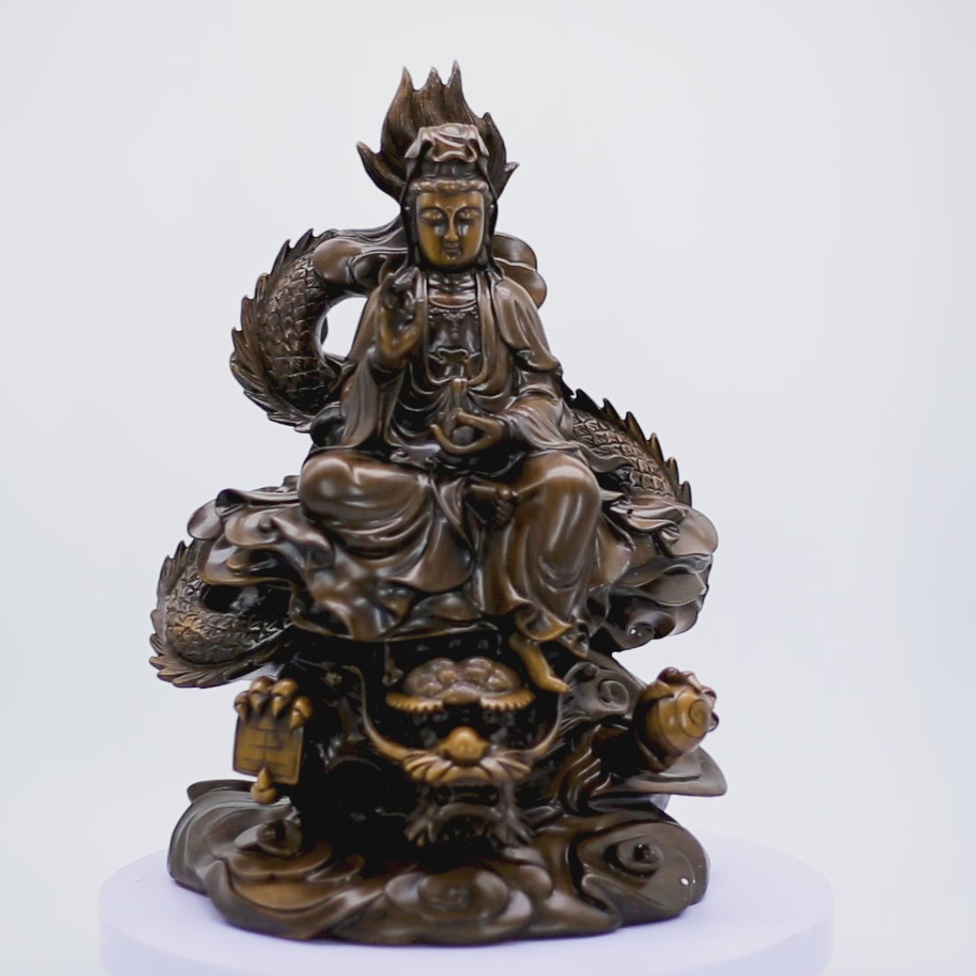 Dragon Lady Guan Yin of Strong Protection 45cm