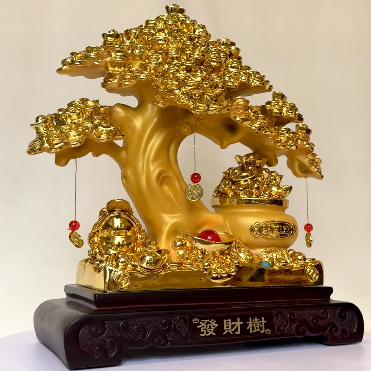 Large Lucky Money Tree of Gold Abundance 34cm