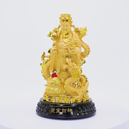 Dominant Power God of Wealth &amp; Dragon 29cm