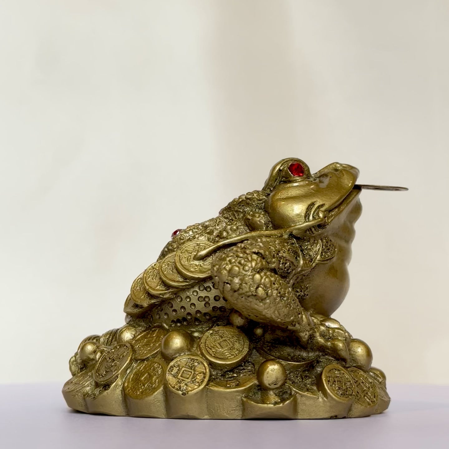 Wealth Attracting Money Frog to Increase Luck 12cm