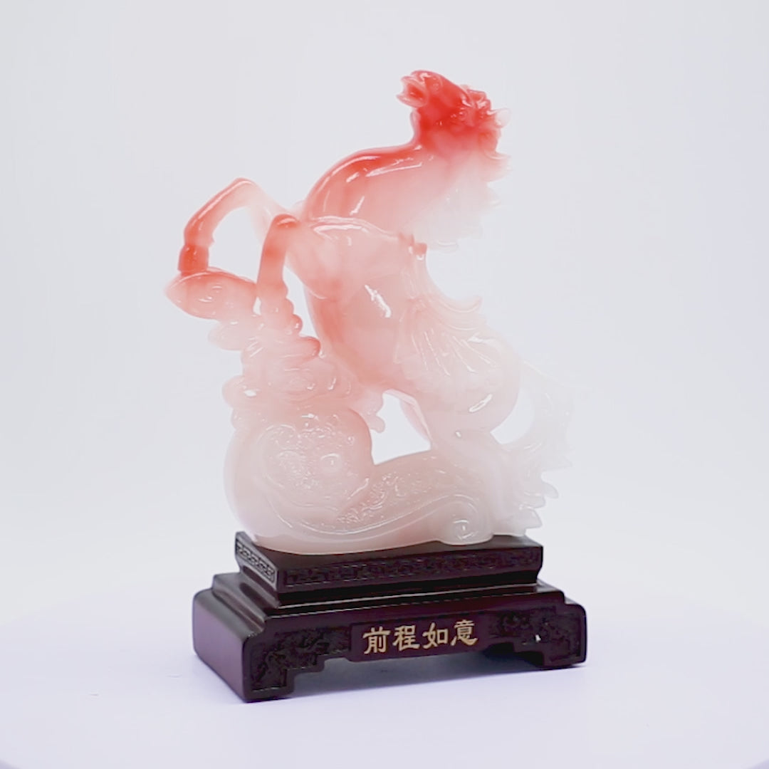 White Horse of Clear Direction and Success 28cm