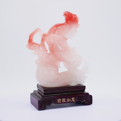 White Horse of Clear Direction and Success 28cm