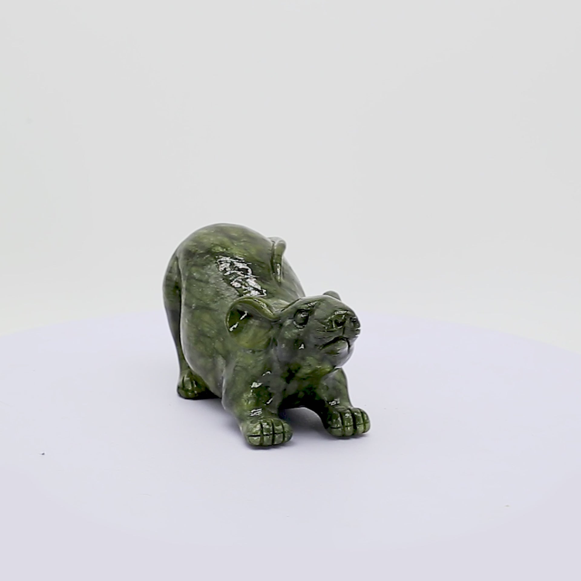 Jade Zodiac Rat for Hidden Advantage 16cm