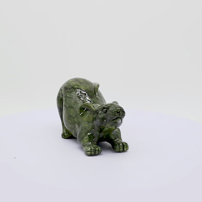 Jade Zodiac Rat for Hidden Advantage 16cm