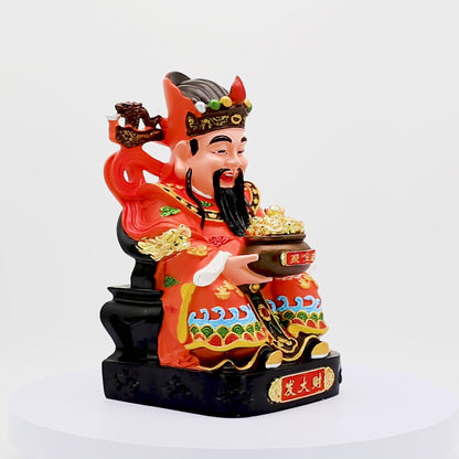 Auspicious Red God of Wealth 29cm