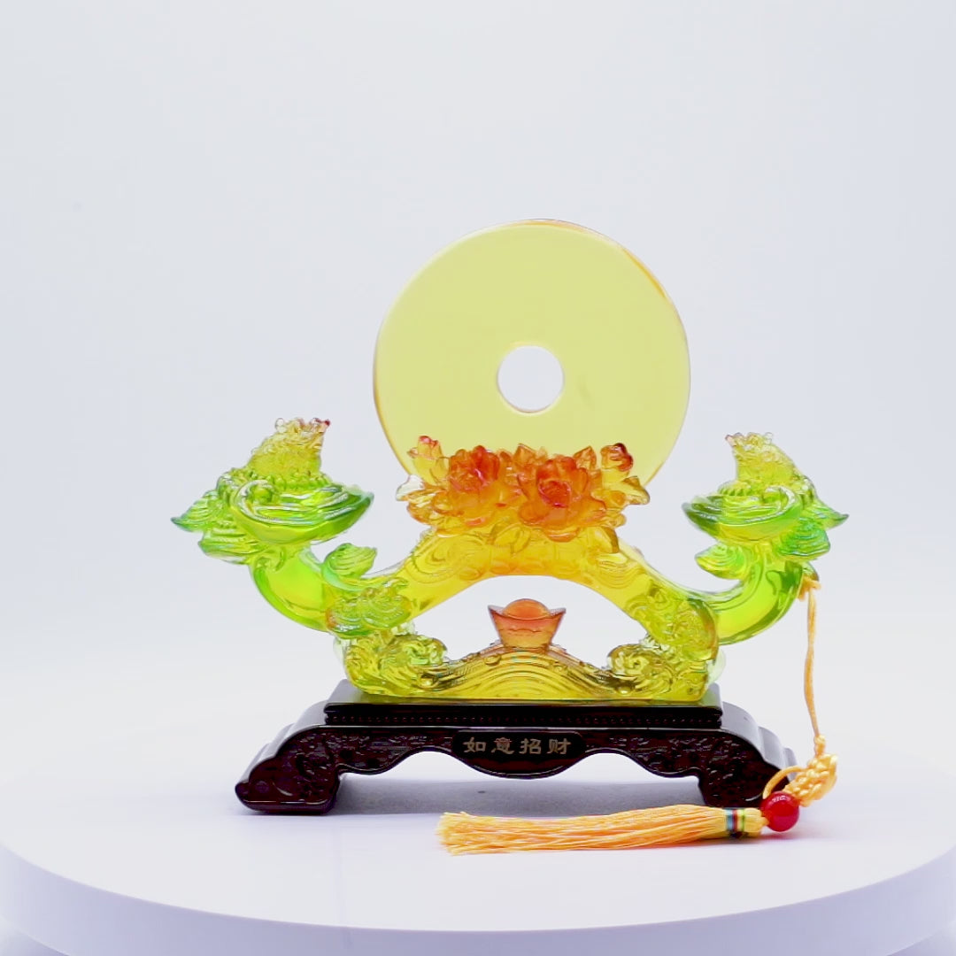 Green Ru Yi of Flowing Success 46cm