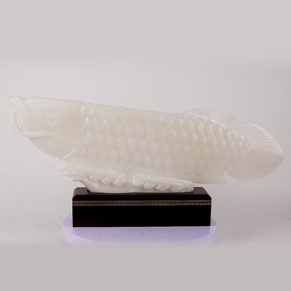 "Succeed In Business" - Jade Arowana 70cm