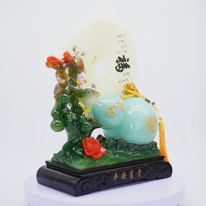 Blessed Jade Wu Lou of Healthy Living 40cm