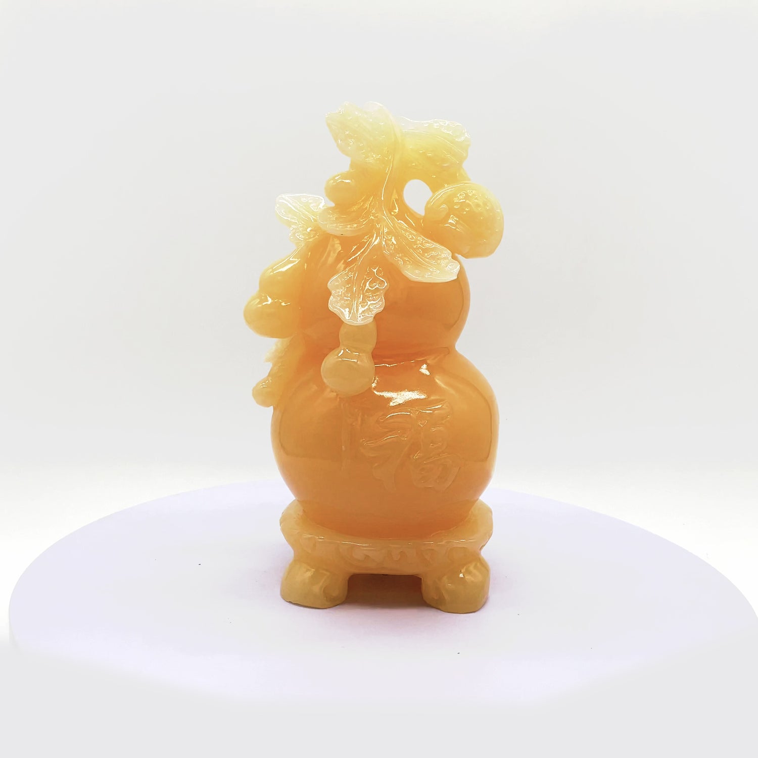 "Bless Family With Health" - Jade Wu Lou 26cm