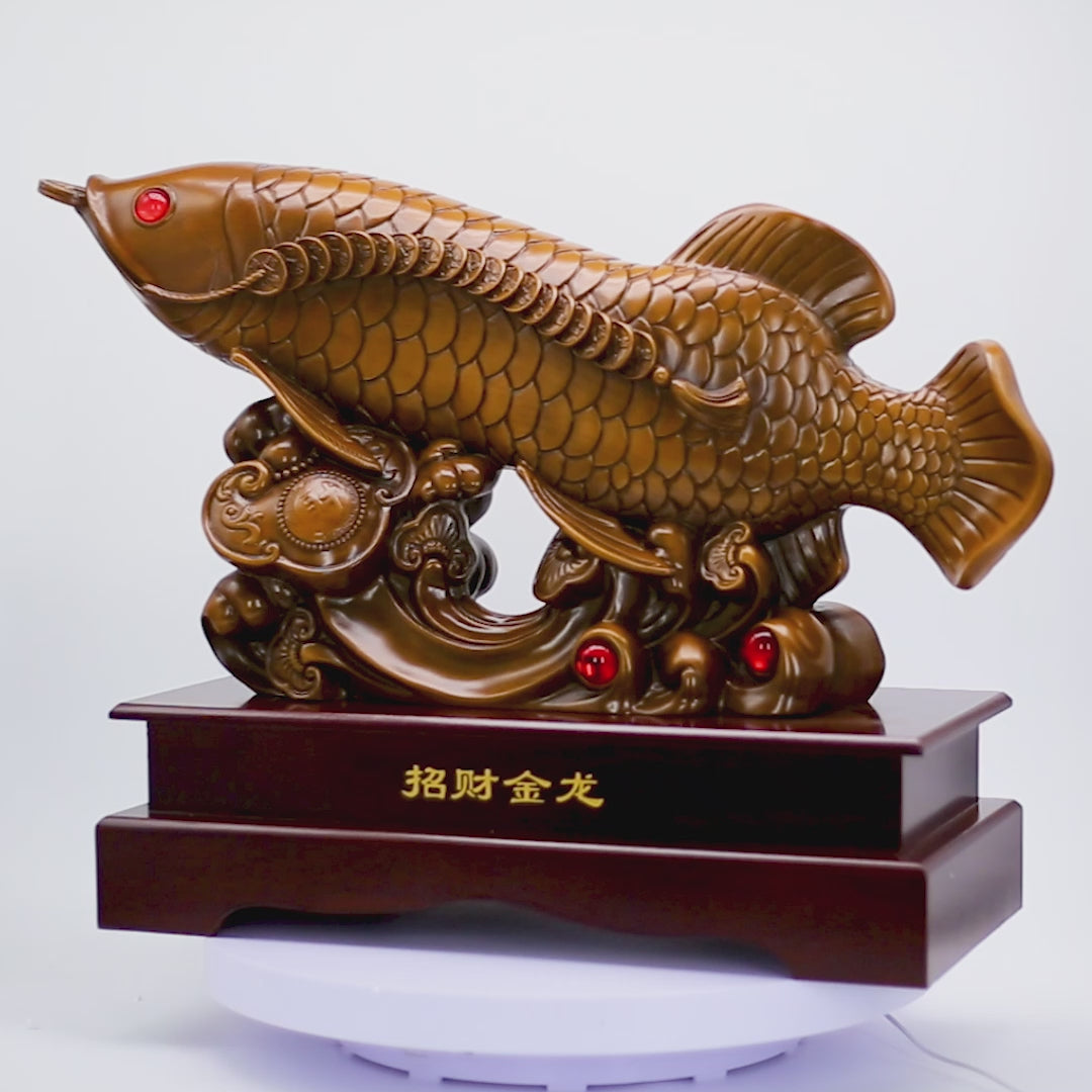 Grand Ancient Arowana of Expanding Wealth 65cm