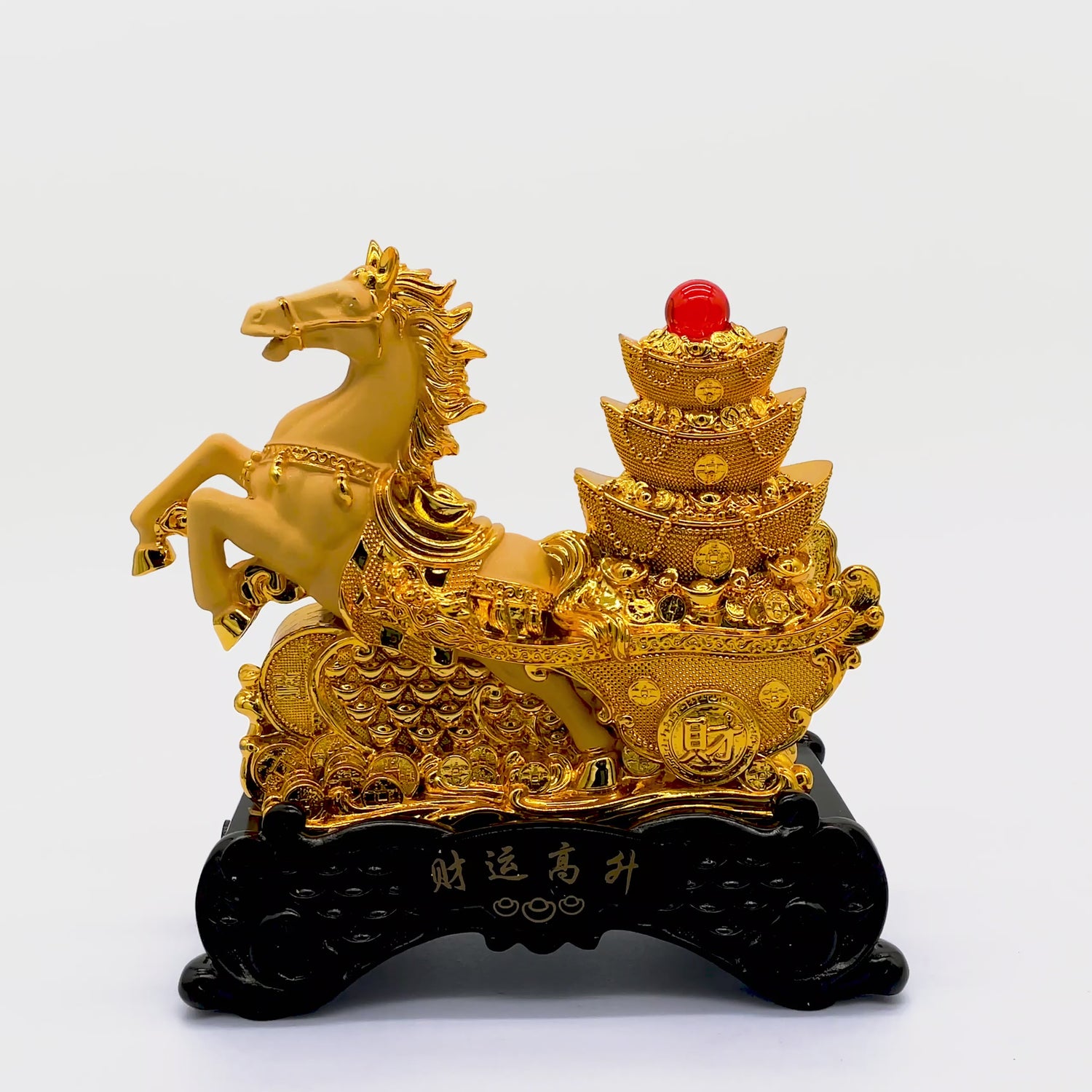 Bring Home Abundance Horse &amp; Treasure 18cm