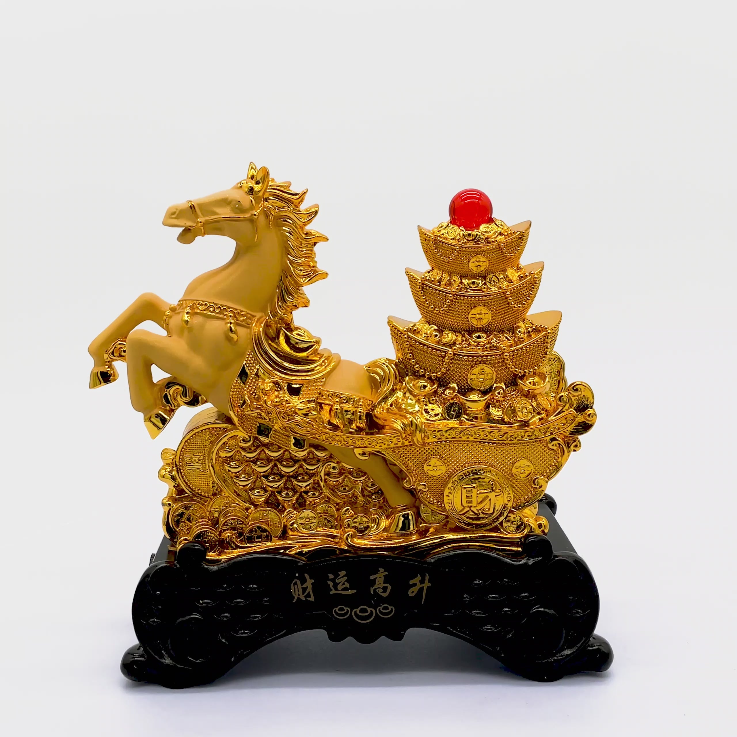 Bring Home Abundance Horse &amp; Treasure 18cm