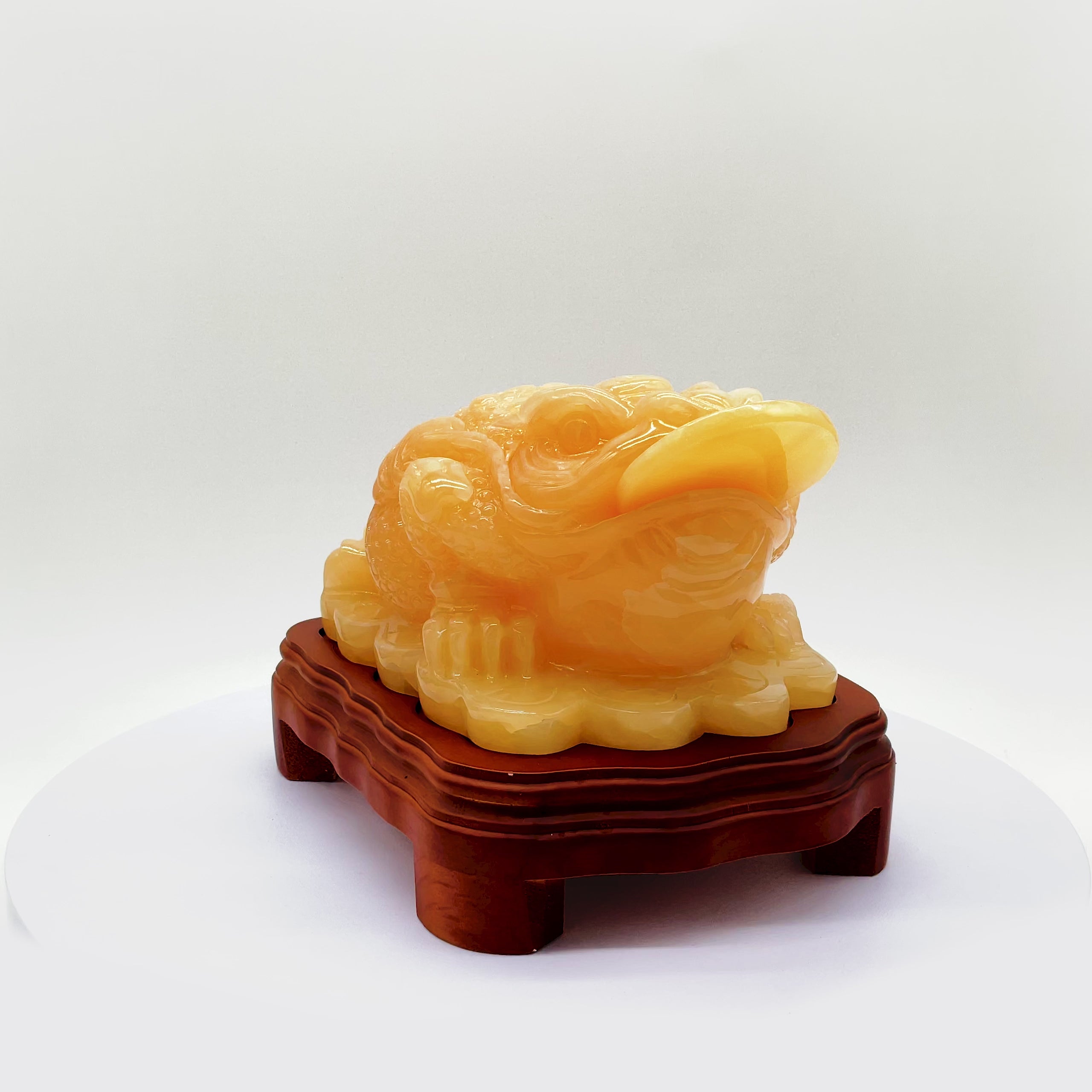 "Multiply All Profits" - Jade Money Frog 27cm