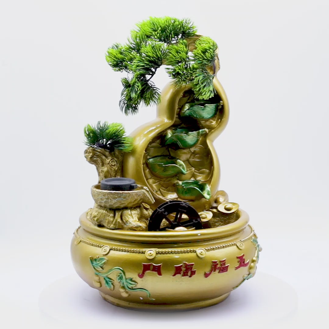 Spring of Great Health Wu Lou Fountain 44cm