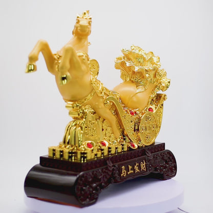 Wealth Harvester Victory Horse with Cabbage 46cm