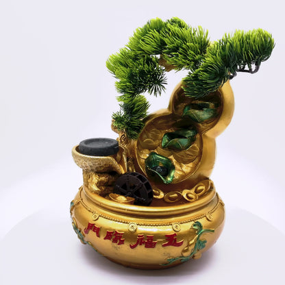 Spring of Good Health Wu Lou Fountain 30cm