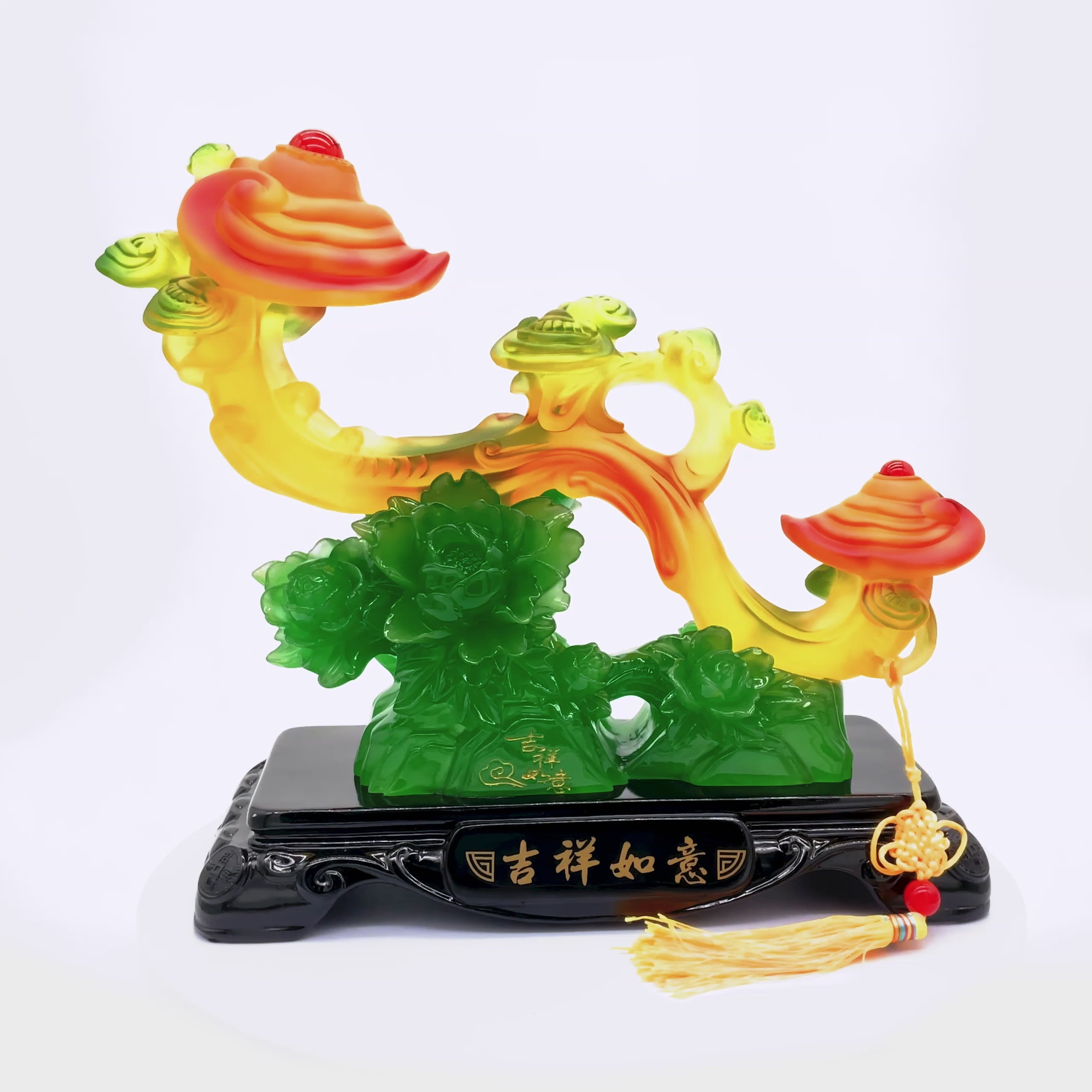 Imperial Orange Ru Yi for Favorable Outcomes 39cm