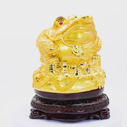 Endless Flow of Money Rotating Frog 37cm