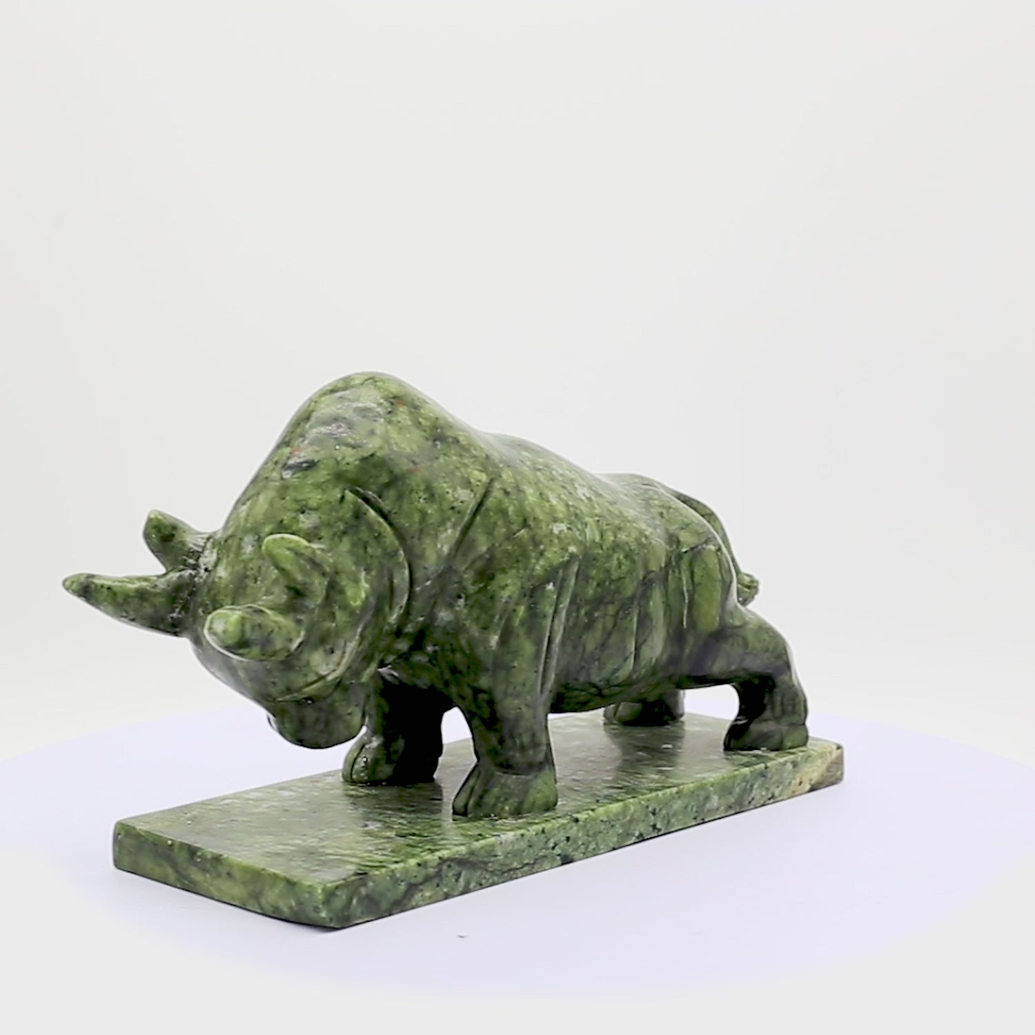 Mighty Jade Ox for Reliable Luck 30cm