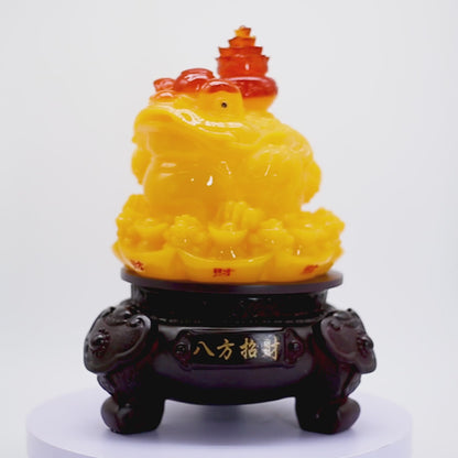 Bright Yellow Sunshine Money Frog 39cm