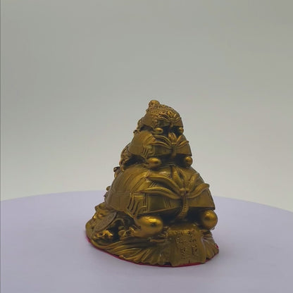 Three Generations of Success Dragon Turtle 15cm