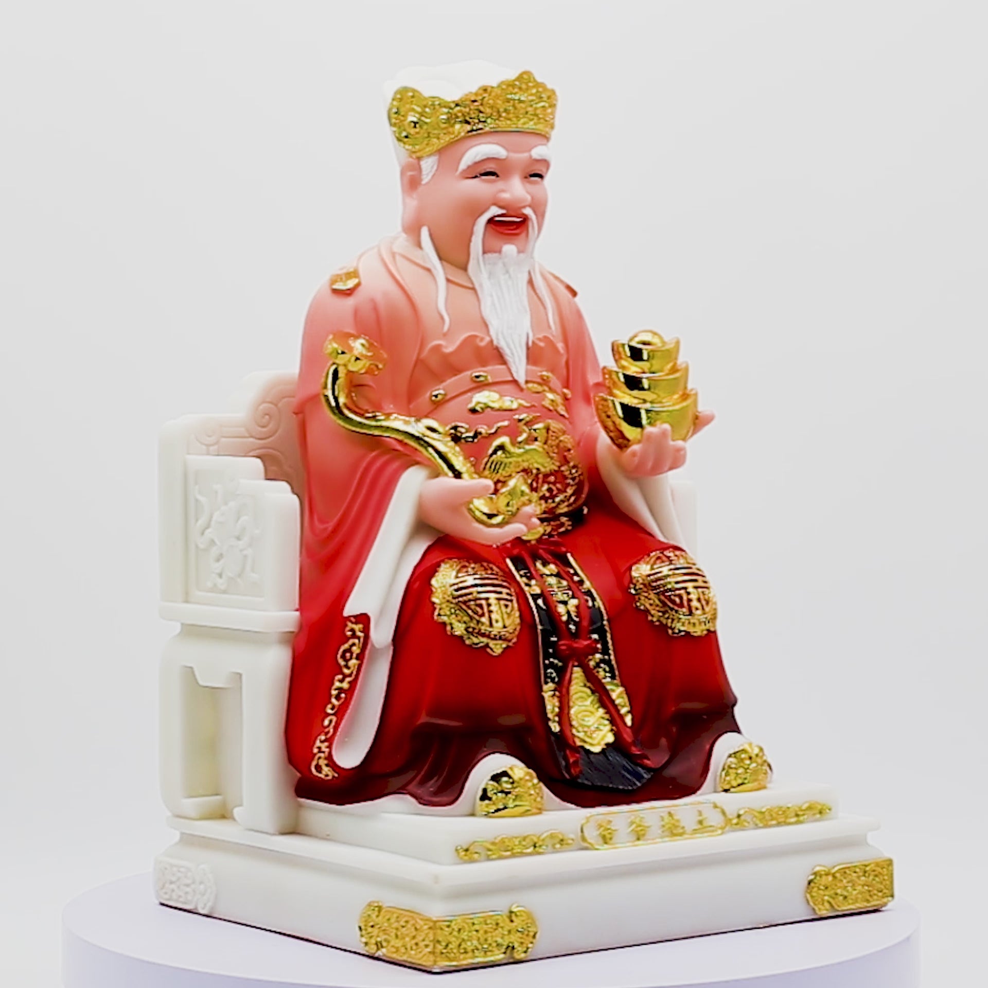 Red Tho Ti Kong for Powerful Blessings 40cm