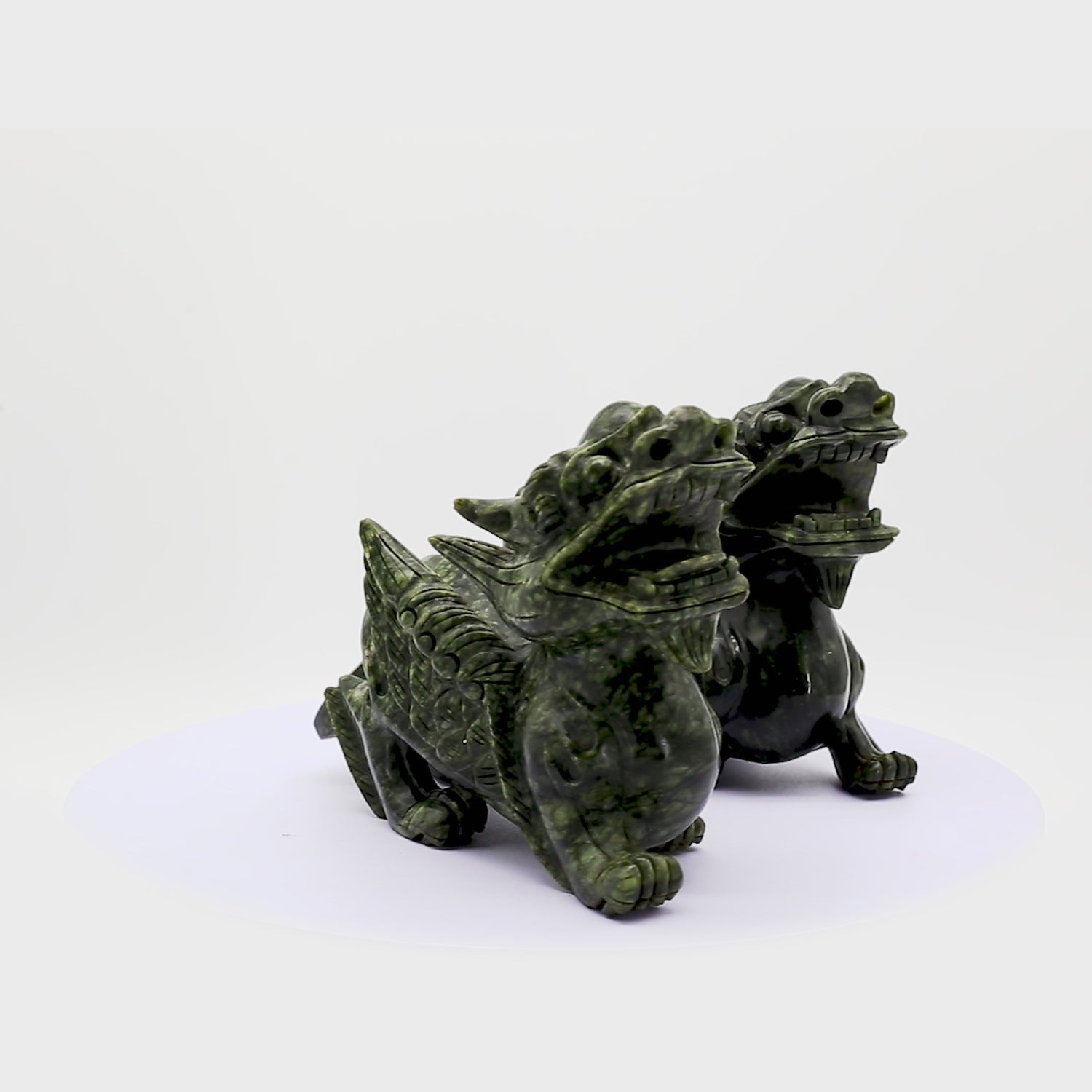 The Royal Jade Guardians Pi Yao Pair 23cm