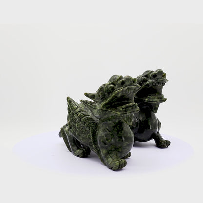 The Royal Jade Guardians Pi Yao Pair 23cm