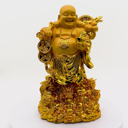Bless You With Wealth Gold Buddha 37cm